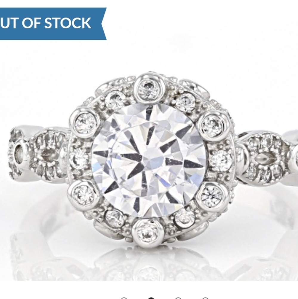 Sterling Silver 925 Tripple A CZ Ring